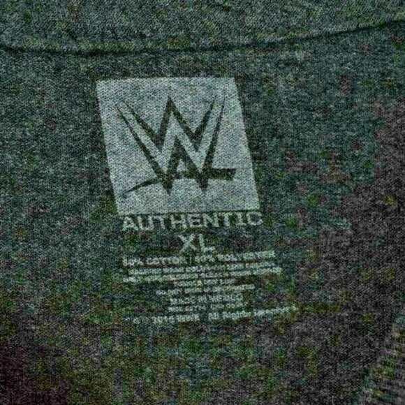 WWE Authentic Wear Mens XL Roman Reigns Hit Hard Hit Often Grey  Graphic T-Shirt - Picture 5 of 9